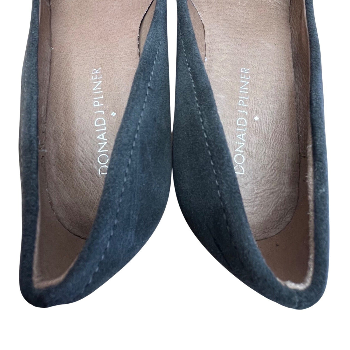 Donald J Pliner Women’s Charcoal Kid Suede Jevi Ks Pumps Size 6.5M