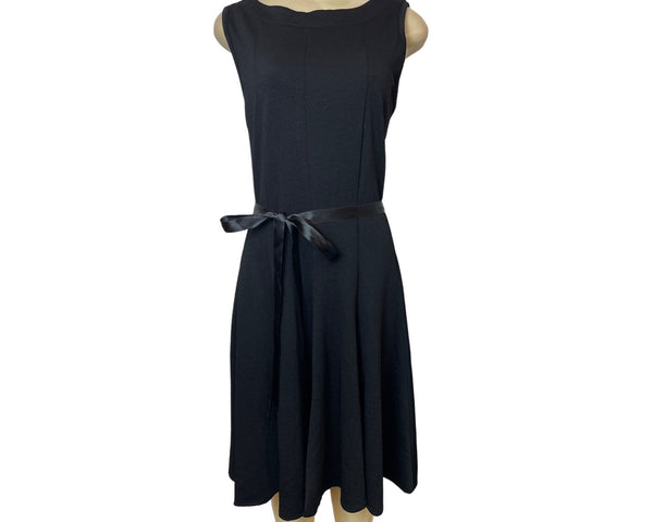 Haani Women's Black A-line with Belt Strap Sleeveless Dress Sz 2XP - NWT