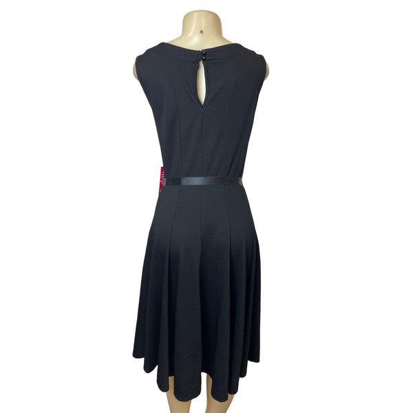 Haani Women's Black A-line with Belt Strap Sleeveless Dress Sz 2XP - NWT