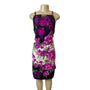 Alfani Women's Purple Stretchable Bodycon Sleeveless Flowery Dress Sz 18W - NWT