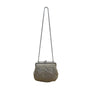 Vintage Magid Women's Ivory Beaded Handbag With Chain Strap Evening Purse