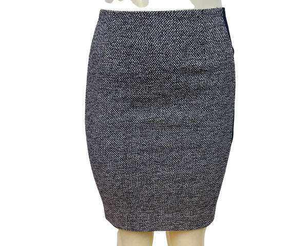White House Black Market Women’s Black Pencil Skirt Back Zip Size 0P