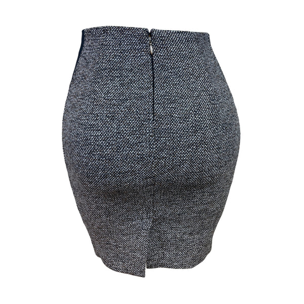 White House Black Market Women’s Black Pencil Skirt Back Zip Size 0P
