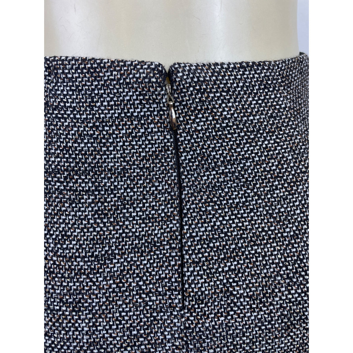 White House Black Market Women’s Black Pencil Skirt Back Zip Size 0P