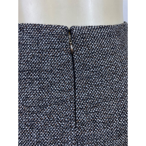 White House Black Market Women’s Black Pencil Skirt Back Zip Size 0P
