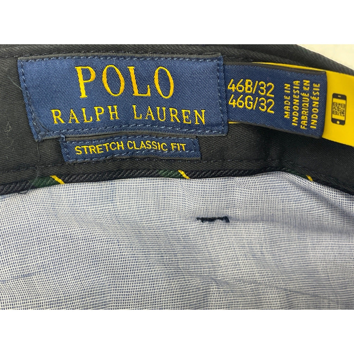 Ralph Lauren Mens Pants Relaxed Fit Lightweight Navy Blue 46BX32 - New
