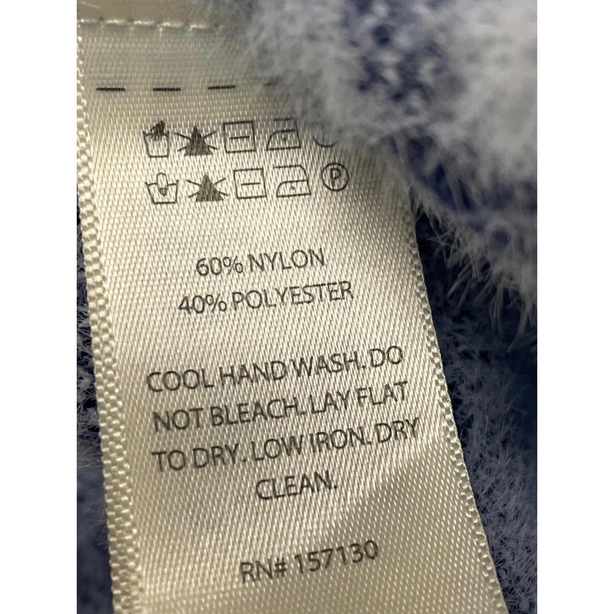 Max Studio Women's Blue/White Fuzzy Checker Jacket Snap Button Front Size M