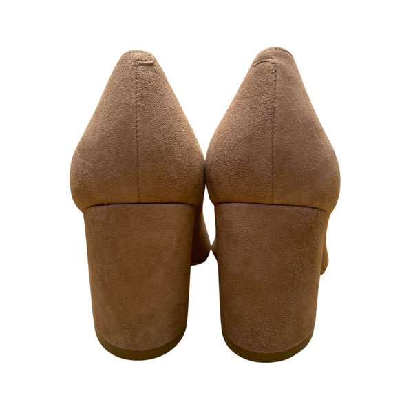 Marc Fisher Women’s Rose Suede Pointed Toe Caitlin Block Heel Pumps Size 7.5