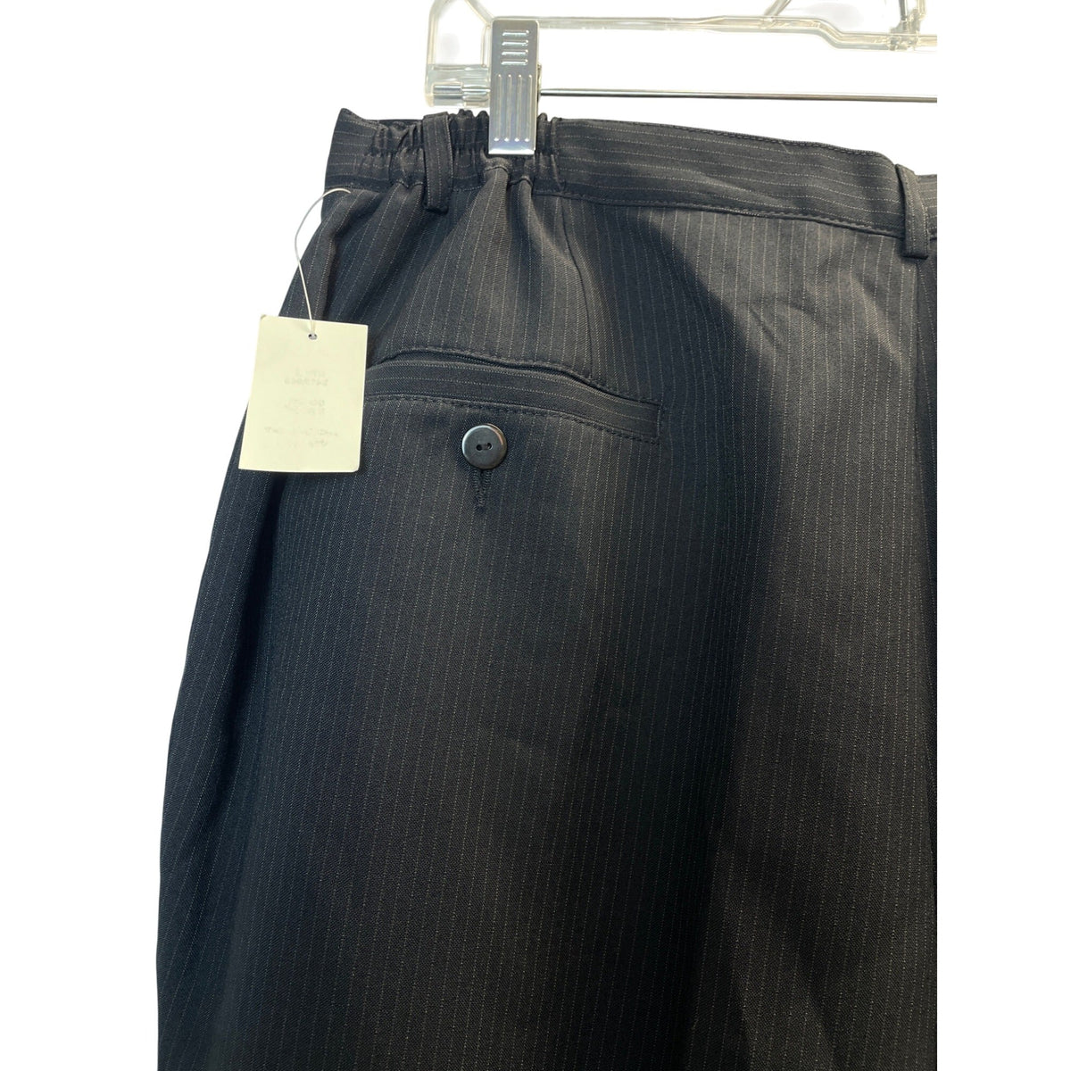 Emily Womens Washable 2pc Suit Set Gray Pinstripe Blazer & Trousers Size 14W-New