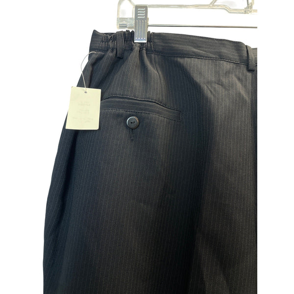 Emily Womens Washable 2pc Suit Set Gray Pinstripe Blazer & Trousers Size 14W-New