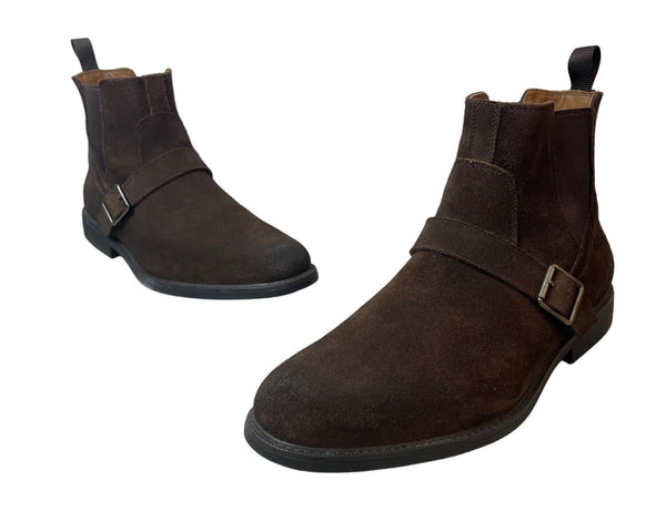 Johnston & Murphy Men's Brown Suede Waterproof Xc4 Watts Boots Sz 8.5