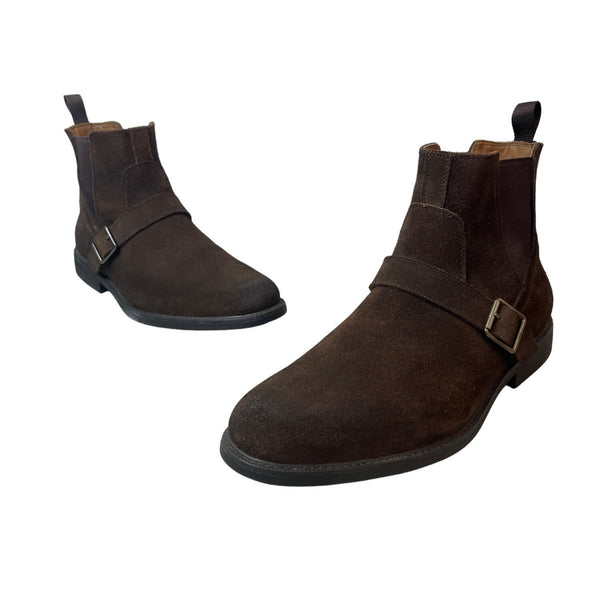 Johnston & Murphy Men's Brown Suede Waterproof Xc4 Watts Boots Sz 8.5