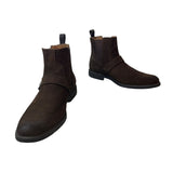 Johnston & Murphy Men's Brown Suede Waterproof Xc4 Watts Boots Sz 8.5