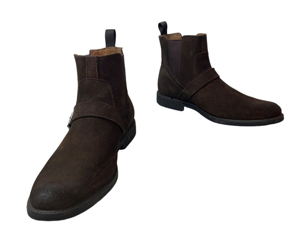 Johnston & Murphy Men's Brown Suede Waterproof Xc4 Watts Boots Sz 8.5