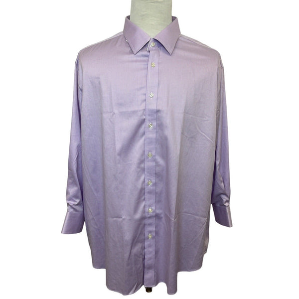 Charles Tyrwhitt Men's Lilac Purple Long Sleeve Button Up Shirt Sz 19-37