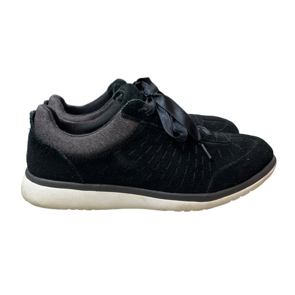 Ugg Women's Black Suede W Victoria Shoes Sz 7 - NWB