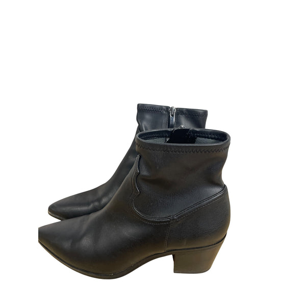 *SHOES*  NWT - Franco Sarto - black - booties - women - 8 - leather