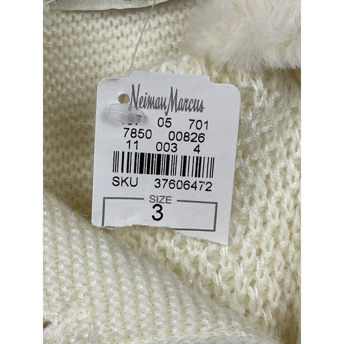 Pili Carrera Youth Girl Beige Knitted Cardigan Sweater Size 3