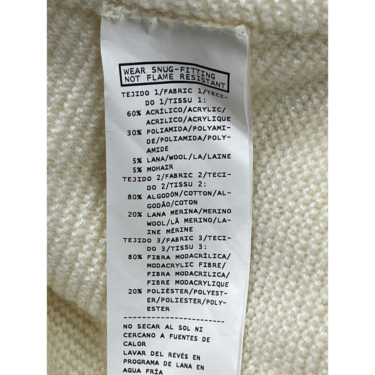 Pili Carrera Youth Girl Beige Knitted Cardigan Sweater Size 3