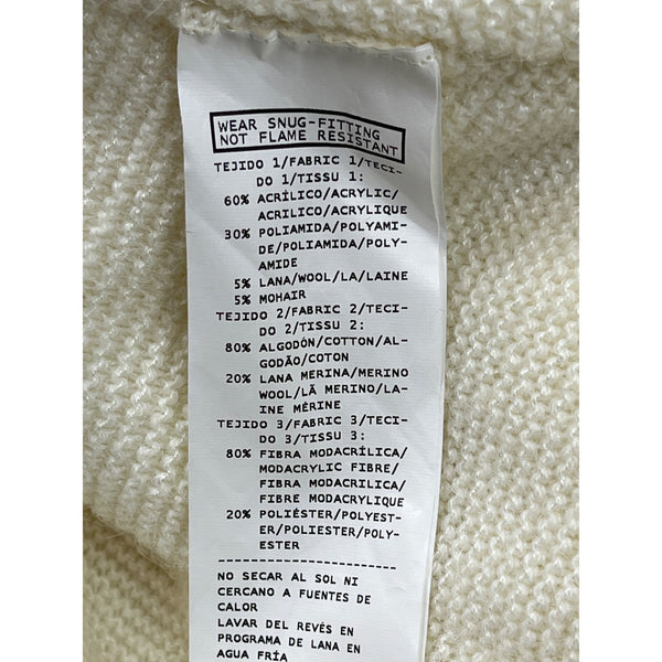 Pili Carrera Youth Girl Beige Knitted Cardigan Sweater Size 3