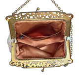 Vintage Whiting & Davis Co Women's White Alumesh Evening Purse Size S