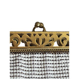 Vintage Whiting & Davis Co Women's White Alumesh Evening Purse Size S