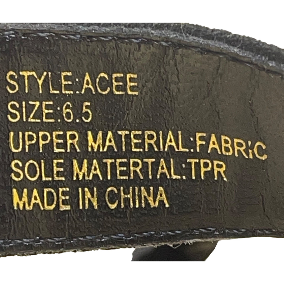 Lulus Women’s Black Fabric Adjustable Strap Open Toe Acee Platform Heels Sz 6.5