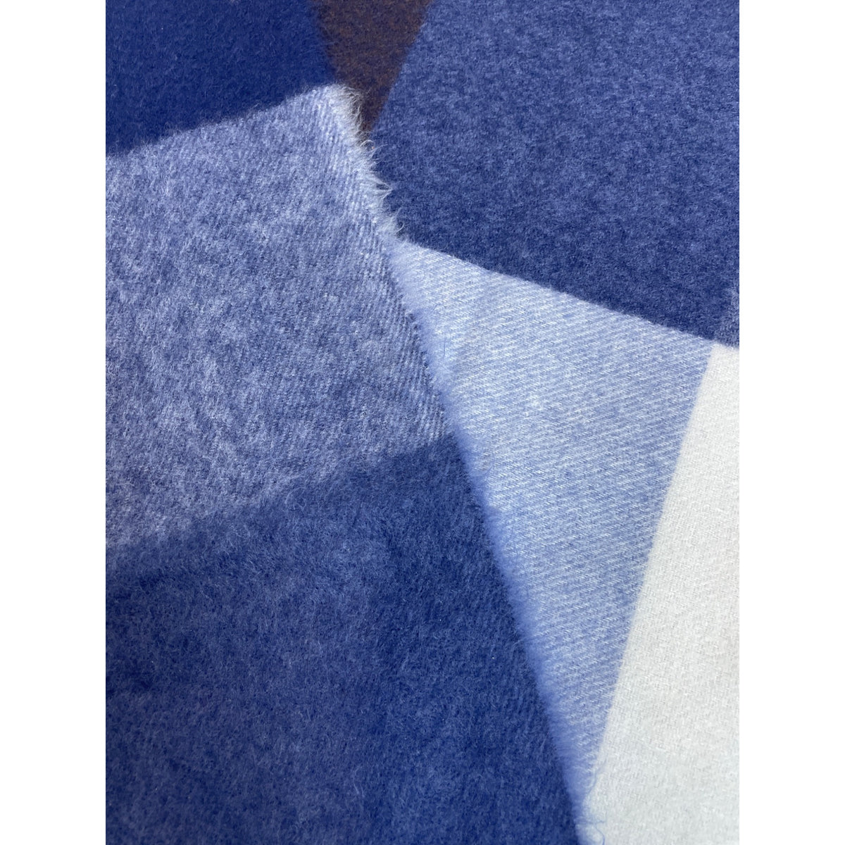 Unisex One Size Famuyi Cashmere Blue Brown White Plaid Shawls New