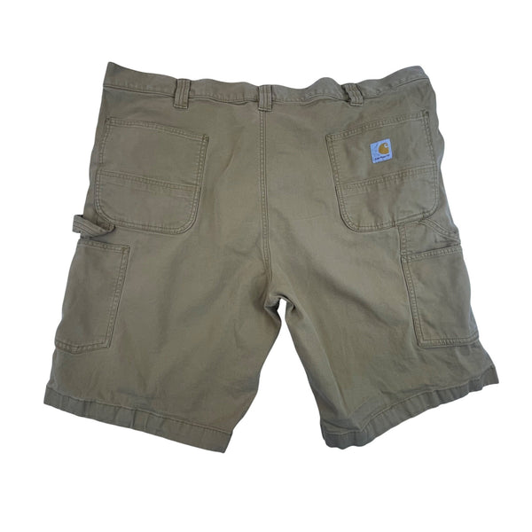 Carhartt Mens Tan Cotton Relaxed Fit Utility Work Shorts Size 44