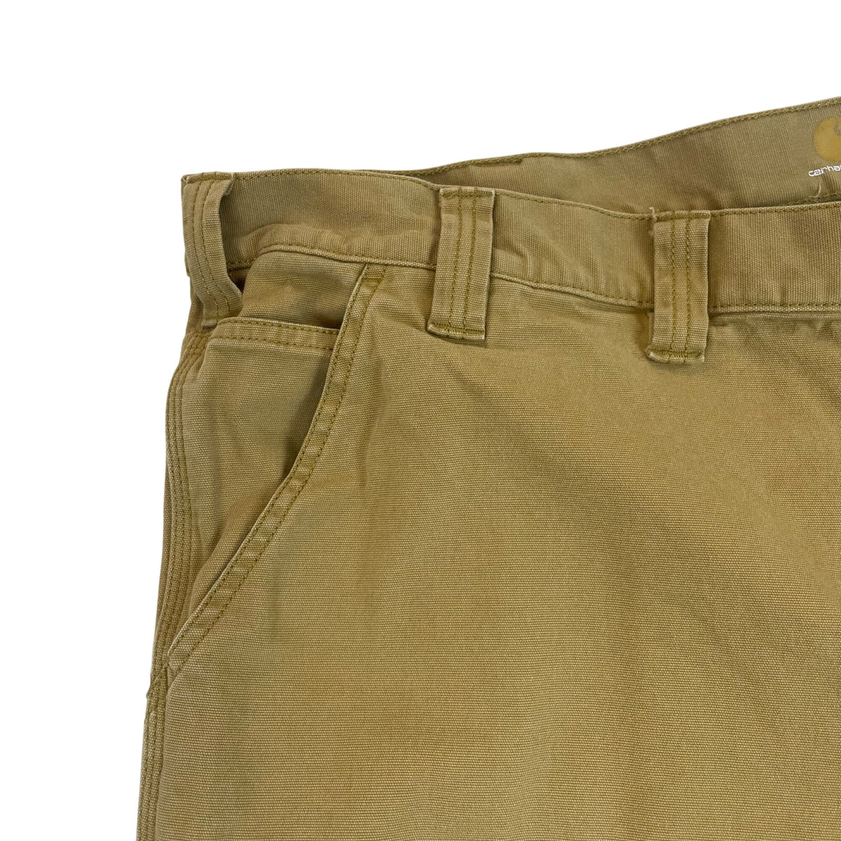 Carhartt Mens Tan Cotton Relaxed Fit Utility Work Shorts Size 44