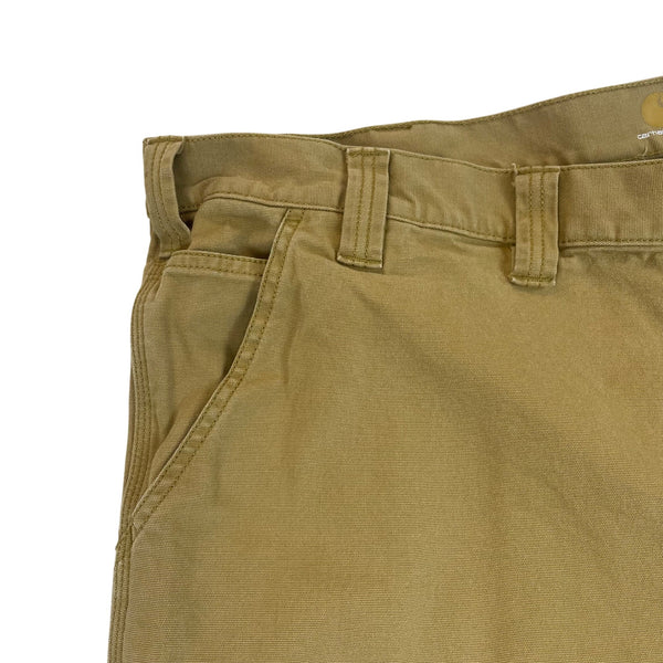 Carhartt Mens Tan Cotton Relaxed Fit Utility Work Shorts Size 44