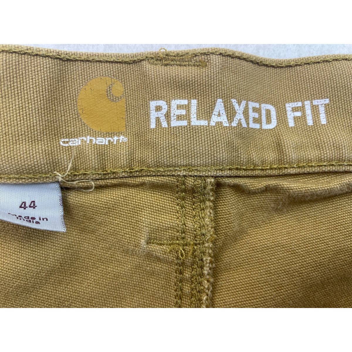 Carhartt Mens Tan Cotton Relaxed Fit Utility Work Shorts Size 44