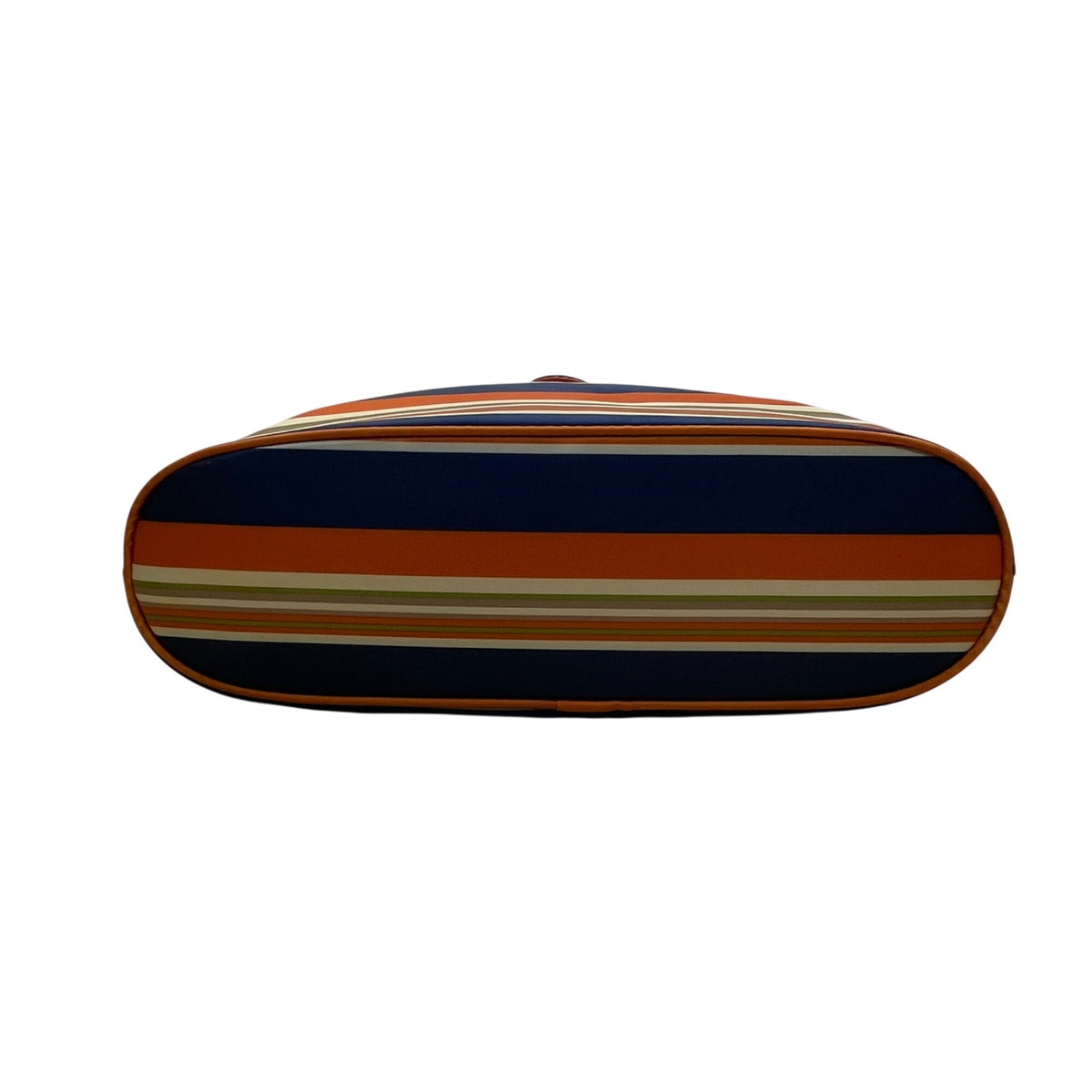 Baggallini Women’s Blue Orange Striped Nylon Adjustable Strap Crossbody Bag