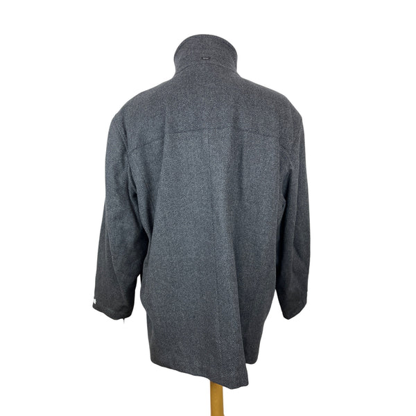 Calvin Klein Men's Grey Double-Layered Wool Jacket Sz XXL - NWT
