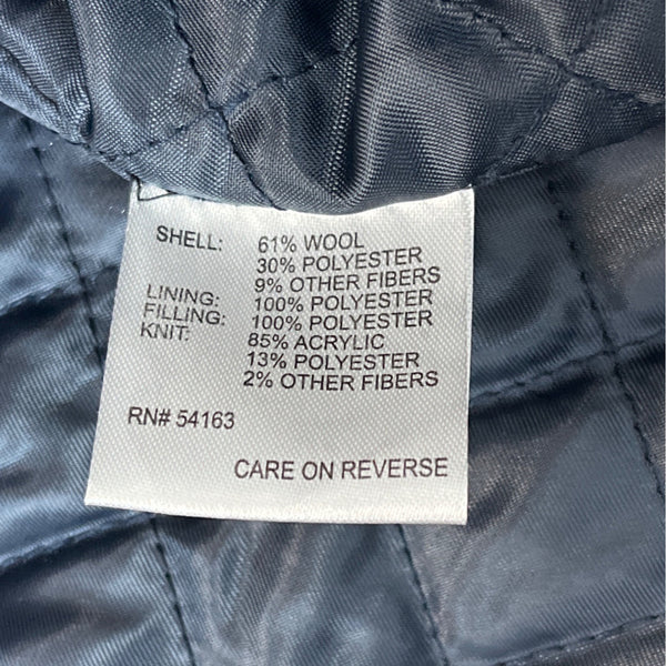 Calvin Klein Men's Grey Double-Layered Wool Jacket Sz XXL - NWT