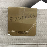 Tribal Women's Favorite Beige Capri Shorts Size 16 - New