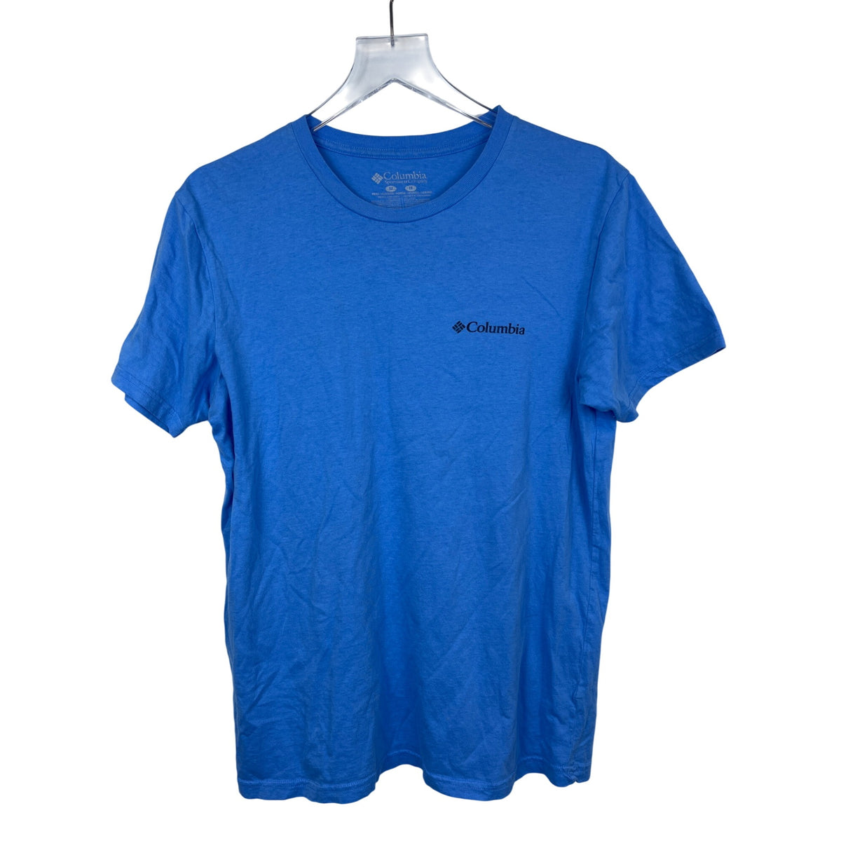 Columbia Mens Blue Graphic T-Shirt Comfortable Casual Outdoor Design Size M