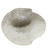 Grevi Firenze Striped Cotton Bucket Hat With Wide Brim - Made in Italy