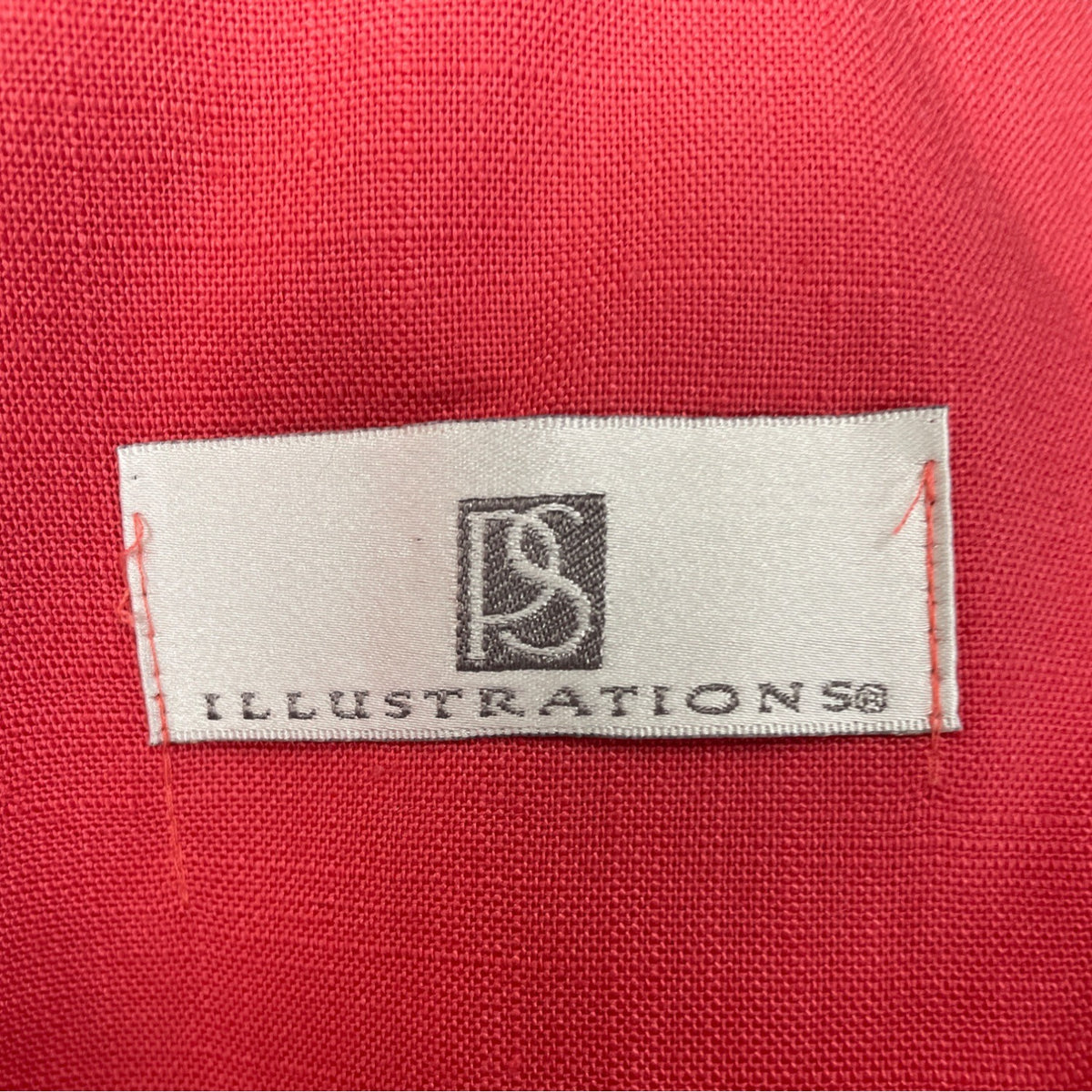 Vtg Illustrations Women's Pink Blazer Button Closure Sophisticated Design Size 4