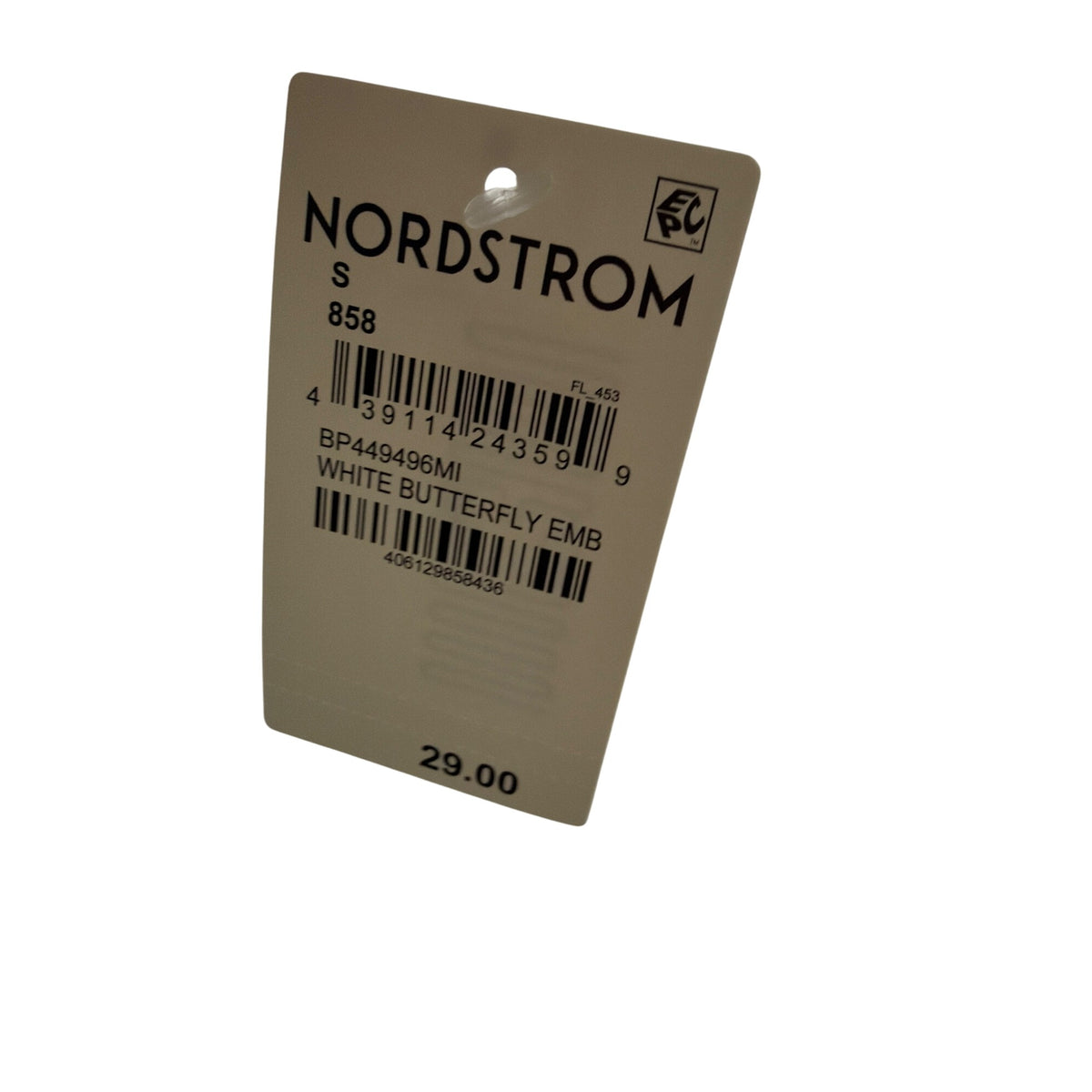 Nordstrom Womens White Cotton Butterfly Embroidered Sweatshirt Cropped S Nordstrom Womens White Cotton Butterfly Embroidered Sweatshirt Cropped S