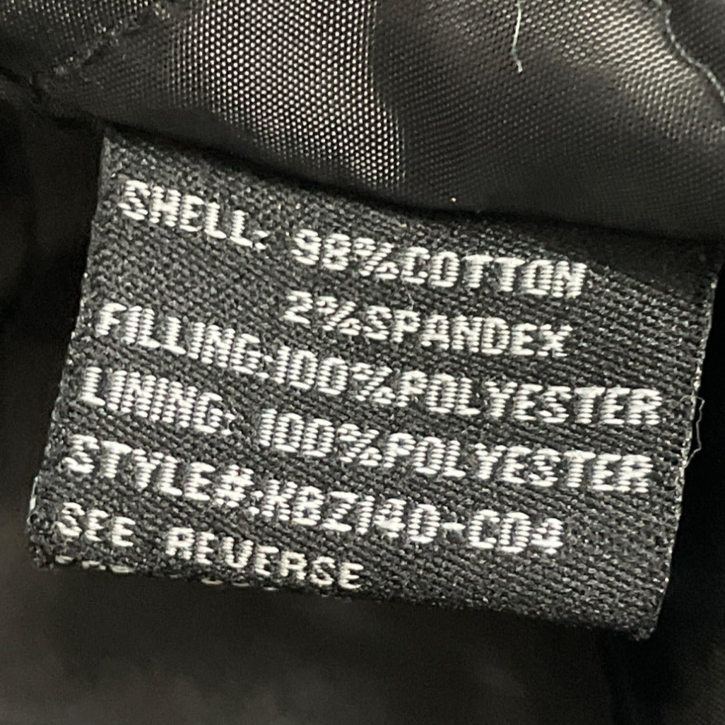 Sugarfly Womens Black Corduroy Double-Breasted Peacoat Jacket