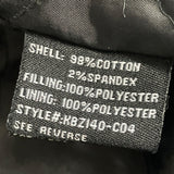 Sugarfly Womens Black Corduroy Double-Breasted Peacoat Jacket