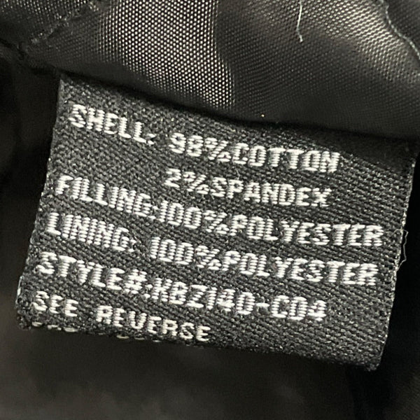 Sugarfly Womens Black Corduroy Double-Breasted Peacoat Jacket