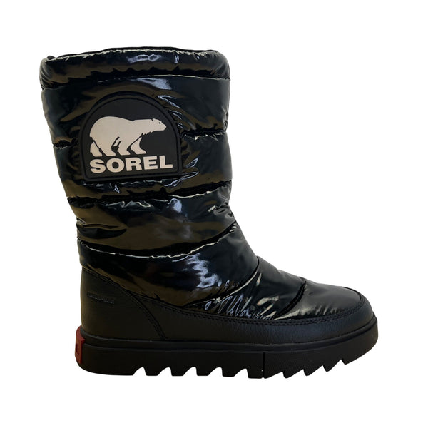 Sorel Women’s Black Insulated & Waterproof Puffy Mid-Calf Winter Boots Sz 5.5US