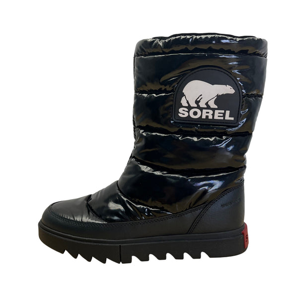 Sorel Women’s Black Insulated & Waterproof Puffy Mid-Calf Winter Boots Sz 5.5US