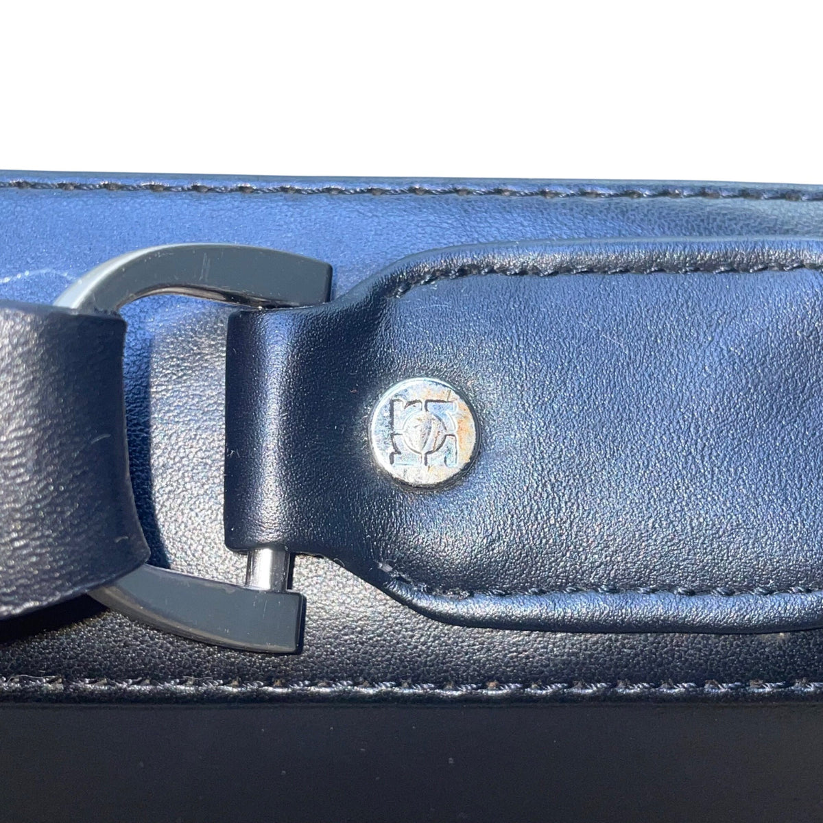 Kenneth Cole Reaction Men’s Black Manhattan Leather Laptop Briefcase