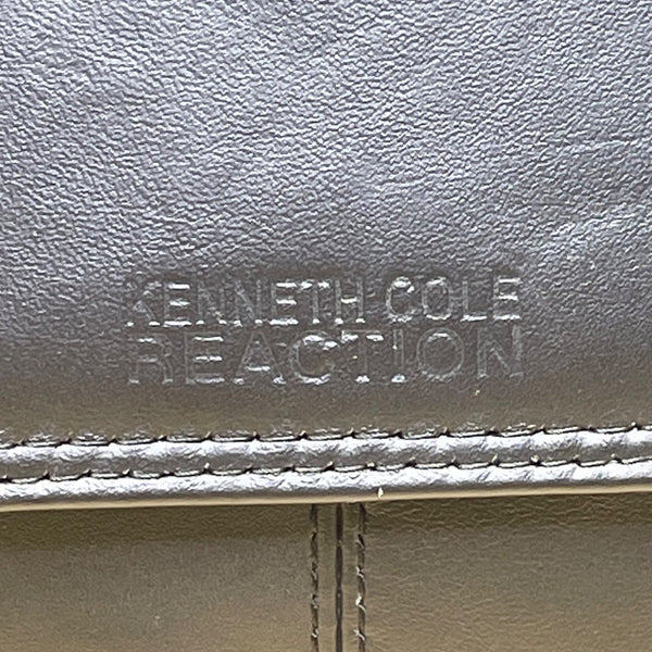 Kenneth Cole Reaction Men’s Black Manhattan Leather Laptop Briefcase
