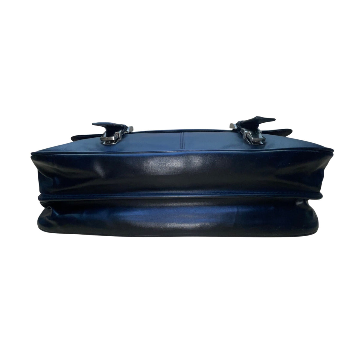 Kenneth Cole Reaction Men’s Black Manhattan Leather Laptop Briefcase