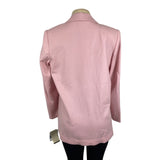 Sag Harbor Womens Pink Long Sleeve Single Button Blazer Size 8 - NWT