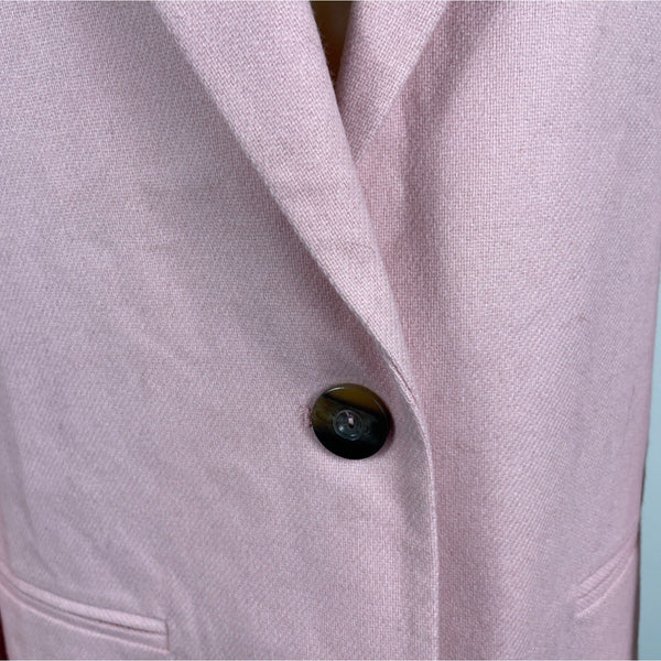 Sag Harbor Womens Pink Long Sleeve Single Button Blazer Size 8 - NWT